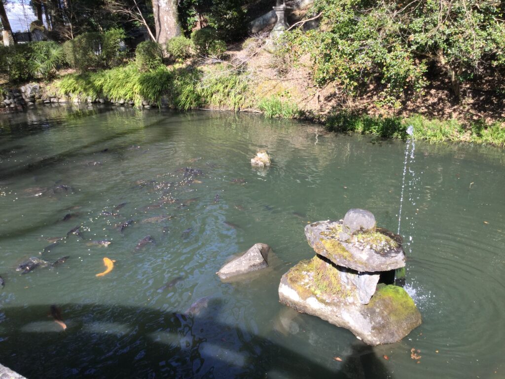 公園のような境内